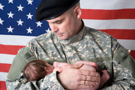 military child custody