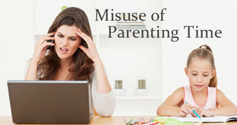 misuse parenting time