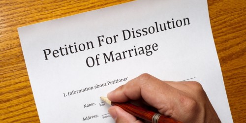 divorce papers